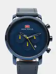 Синий мужские наручные часы Mini Focus MF0102G с хронографом, в подарочной упаковке