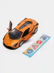 Оранжевый машинка металлическая инерционная Lamborghini Sian FKP 37 KT5431D 1:40 KINSMART