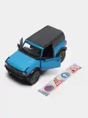 Синий машинка металлическая инерционная 2022 Ford Bronco Hard Top 5438BDKT 1:34 Kinsmart