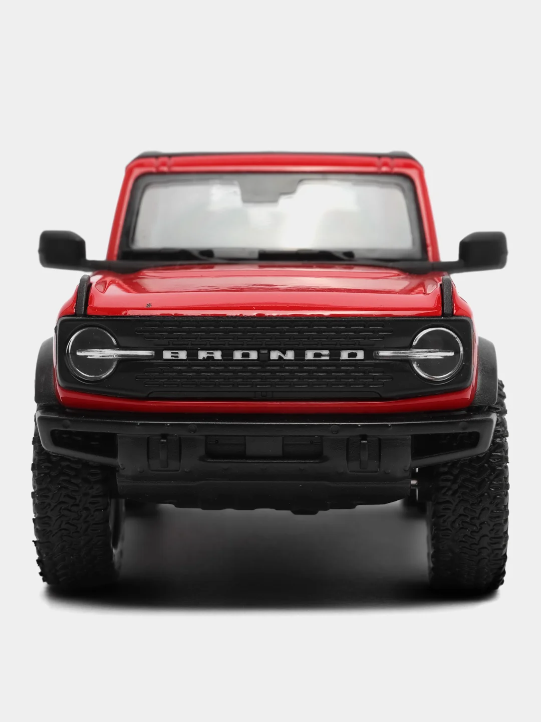 Красный машинка металлическая инерционная 2022 Ford Bronco Hard Top 5438BDKT 1:34 Kinsmart