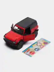 Красный машинка металлическая инерционная 2022 Ford Bronco Hard Top 5438BDKT 1:34 Kinsmart