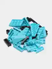 Голубой конструктор QMAN 41105 Робот-трансформер, Динозавры, 6 в 1