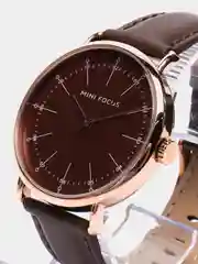 Коричневый мужские наручные часы Mini Focus MF0056G, в подарочной упаковке