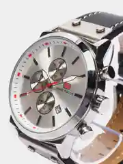Черный мужские наручные часы Mini Focus MF0110G с хронографом, в подарочной упаковке