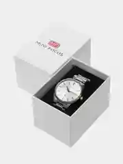 Серебряный мужские наручные часы Mini Focus MF0050G, в подарочной упаковке
