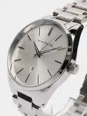 Серебряный мужские наручные часы Mini Focus MF0050G, в подарочной упаковке