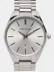 Серебряный мужские наручные часы Mini Focus MF0050G, в подарочной упаковке