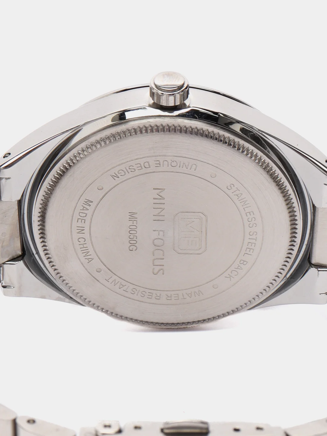 Серебряный мужские наручные часы Mini Focus MF0050G, в подарочной упаковке