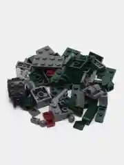 Зеленый конструктор Qman 1414 робот-трансформер Динобот, 6 в 1, 1 штука