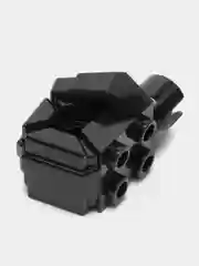 Коричневый конструктор QMAN 41105 Робот-трансформер, Динозавры, 6 в 1