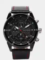 Черный мужские наручные часы Mini Focus MF0161G с хронографом, в подарочной упаковке