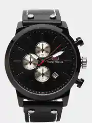 Угольный мужские наручные часы Mini Focus MF0110G с хронографом, в подарочной упаковке