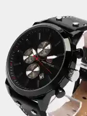 Угольный мужские наручные часы Mini Focus MF0110G с хронографом, в подарочной упаковке