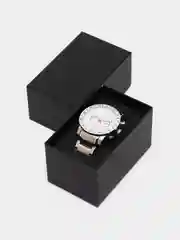 Золотой мужские наручные часы Megir MS3008G, с хронографом, в подарочной упаковке