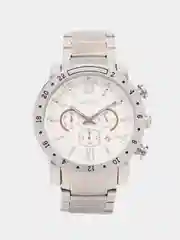 Серебряный мужские наручные часы Megir MS3008G, с хронографом, в подарочной упаковке