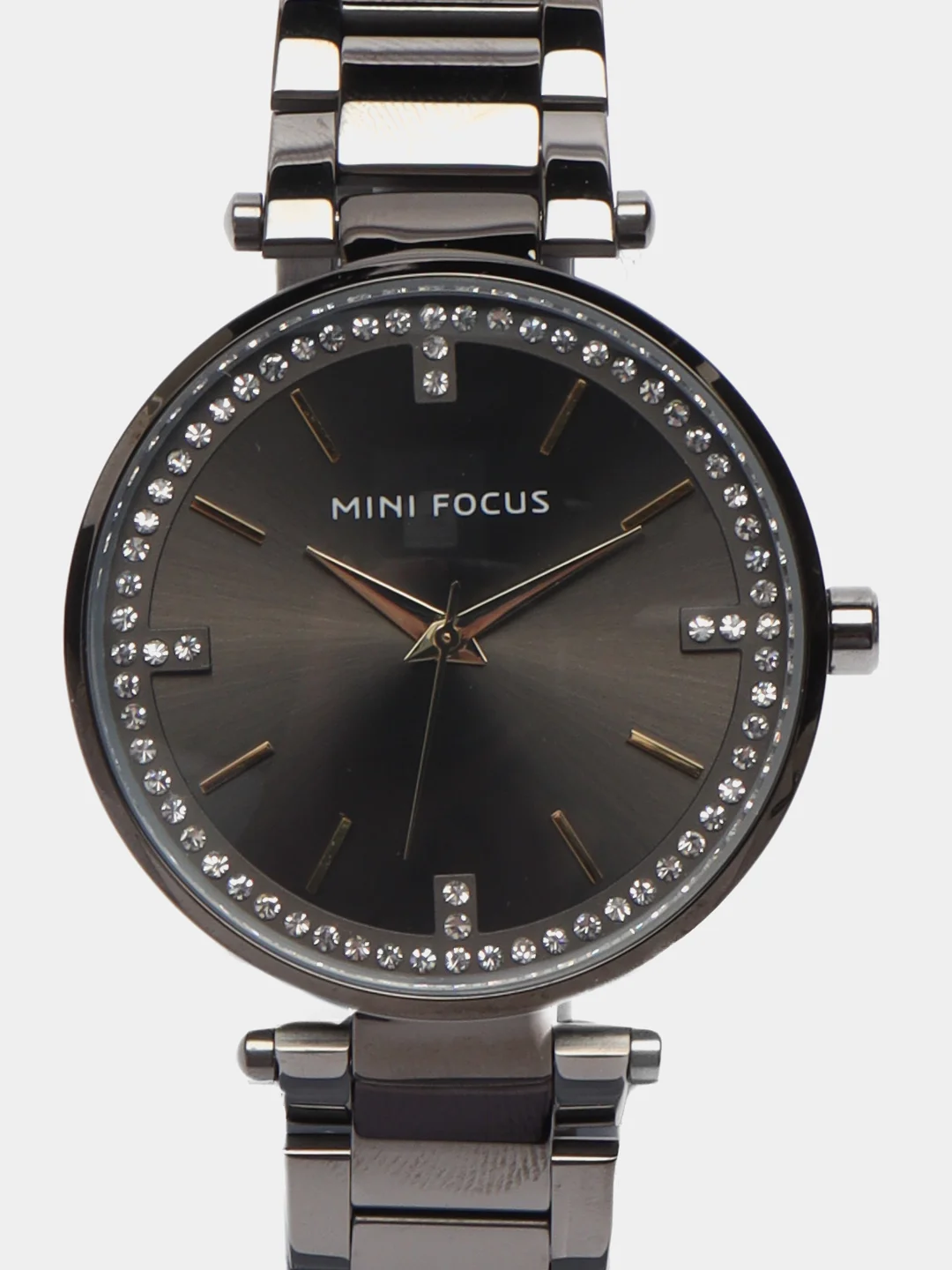 Черный женские наручные часы Mini Focus MF0031L в подарочной упаковке