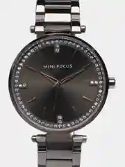 Черный женские наручные часы Mini Focus MF0031L в подарочной упаковке