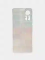 Бордовый силиконовый чехол на Infinix HOT 11S NFC / Инфиникс Хот 11S NFC прозрачный, с рисунком