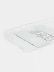 Алый силиконовый чехол на Infinix HOT 11S NFC / Инфиникс Хот 11S NFC прозрачный, с рисунком