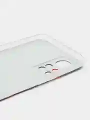 Красный силиконовый чехол на Infinix HOT 11S NFC / Инфиникс Хот 11S NFC прозрачный, с рисунком