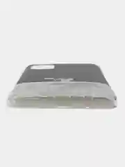 Серебряный чехол на Samsung Galaxy A71 4G / Самсунг А71 4G прозрачный, с рисунком, защита камеры