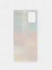 Бордовый чехол на Samsung Galaxy A71 4G / Самсунг А71 4G прозрачный, с рисунком, защита камеры