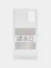 Алый чехол на Samsung Galaxy A71 4G / Самсунг А71 4G прозрачный, с рисунком, защита камеры