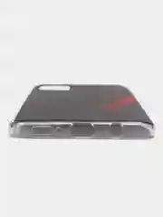 Красный чехол на Samsung Galaxy A71 4G / Самсунг А71 4G прозрачный, с рисунком, защита камеры