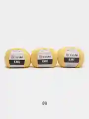 Желтый пряжа YarnArt Jeans комплект 3штуки 5штук (ч1) 55% Хлопок 45% Акрил 50г 160м Ярн Арт Джинс