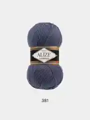 Темно-синий пряжа Alize Lanagold, комплект 2 штуки, 3 штуки, 49% шерсть, 51% акрил, 100 г, 240 м, Ч2