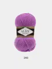 Фуксия пряжа Alize Lanagold, комплект 2 штуки, 3 штуки, 49% шерсть, 51% акрил, 100 г, 240 м, Ч2