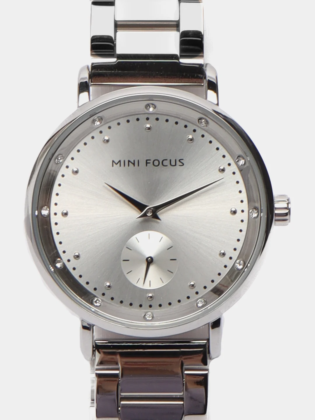 Серебряный женские наручные часы Mini Focus MF0037L в подарочной упаковке