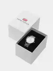 Серебряный женские наручные часы Mini Focus MF0037L в подарочной упаковке