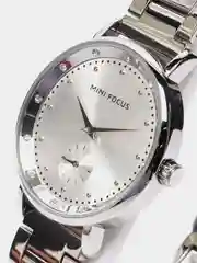 Серебряный женские наручные часы Mini Focus MF0037L в подарочной упаковке