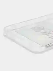 Алый силиконовый чехол на Realme C30 / Реалми С30 прозрачный, с рисунком, защита камеры