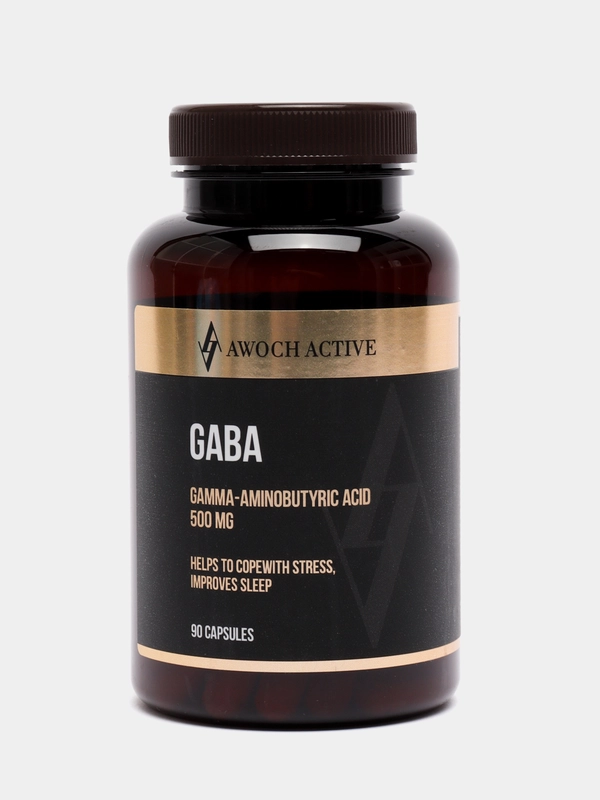 Гамма-аминомаслянная кислота AWOCH ACTIVE GABA, 90 капсул, 55,8 г