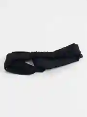 Черный повязка на голову с узлом, ободок повязка с жемчужинами
