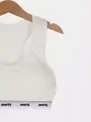 Белый топ для девочки