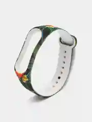 Тёмно-зелёный силиконовый ремешок для Xiaomi mi band 3, 4
