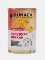 Кукуруза мягкая для рыбалки DUNAEV, металлобанка, 400 мл
