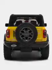 Желтый машинка металлическая инерционная 2022 Ford Bronco Hard Top 5438BDKT 1:34 Kinsmart