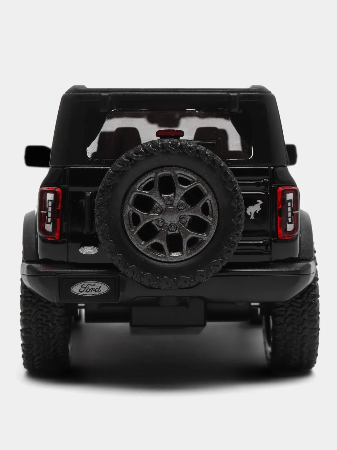 Черный машинка металлическая инерционная 2022 Ford Bronco Hard Top 5438BDKT 1:34 Kinsmart