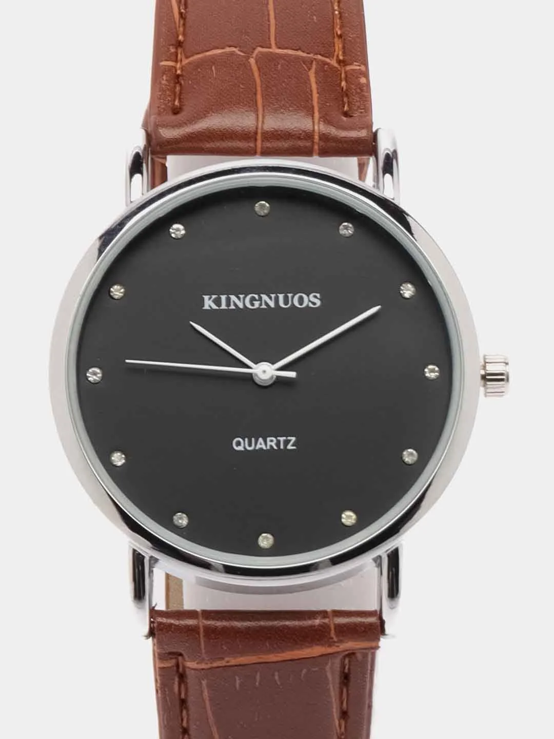 Шоколадный мужские наручные часы KINGNUOS K-026, в подарочной упаковке