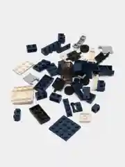 Синий конструктор Qman 41104, Полицейский Робот Трансформер 6 в 1