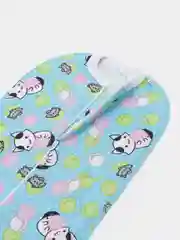 Лазурный пеленка-кокон для новорожденных