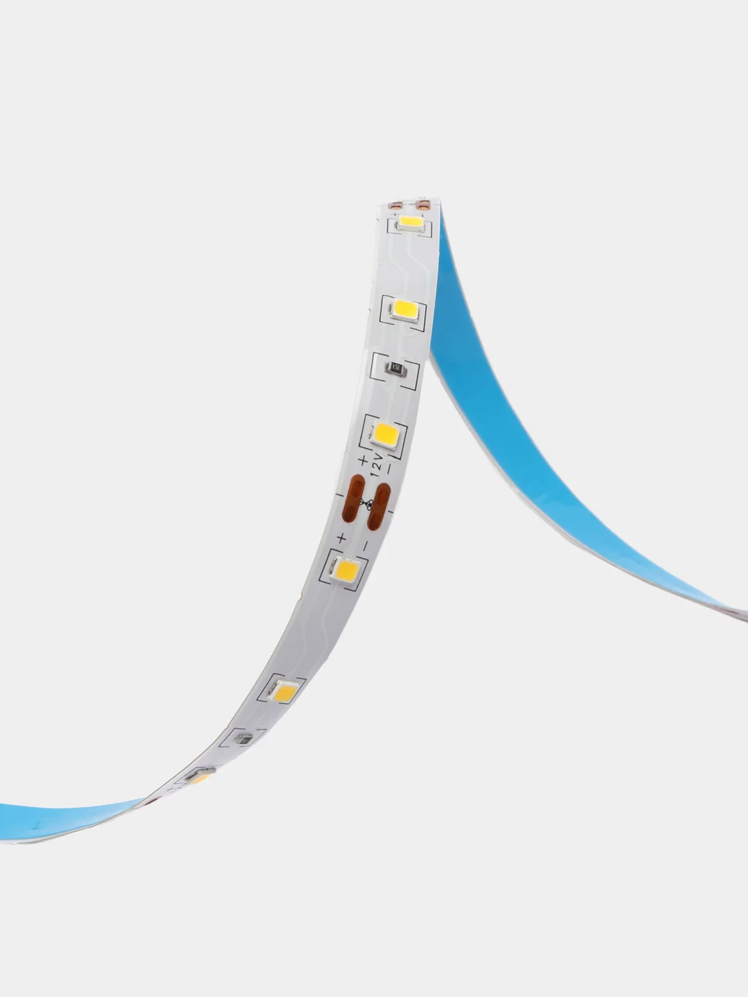 Светодиодная лента LED комплект 12В Apeyron холодная / диодная подсветка / для кухни / 5 метр