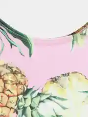 Пудровый купальник детский для девочек Ананасы / Арбузы / Цветы