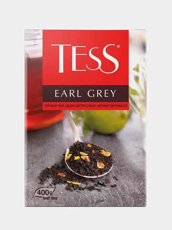 Чай листовой Tess "Эрл Грей", черный, 400 г