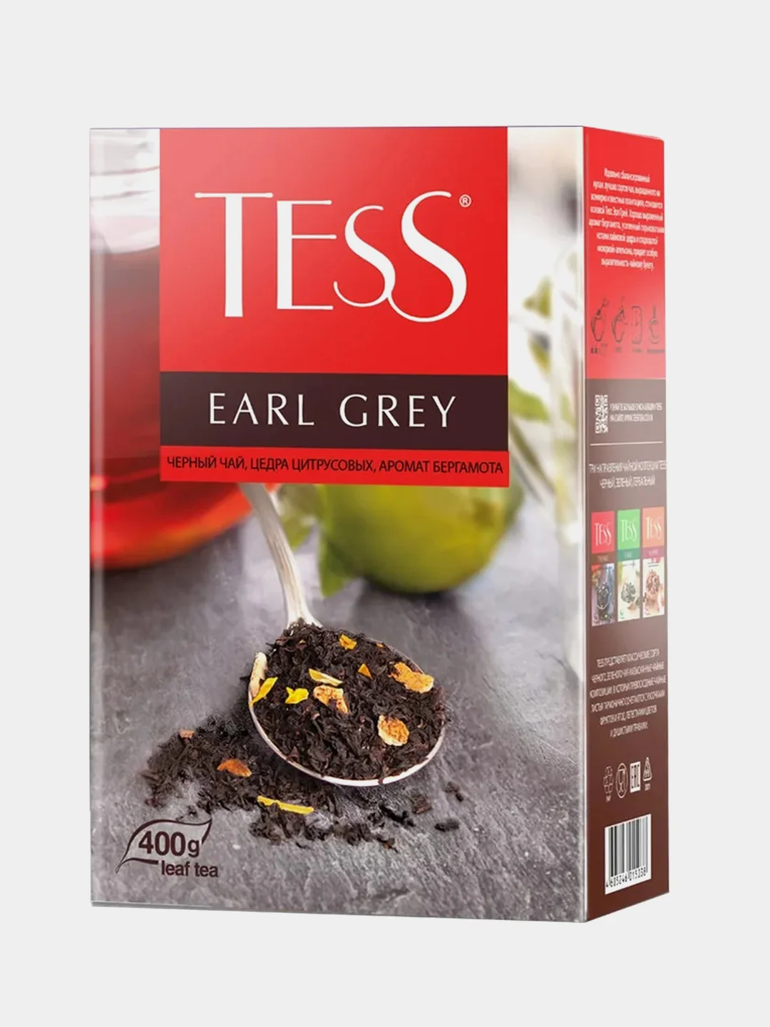 Чай листовой Tess "Эрл Грей", черный, 400 г