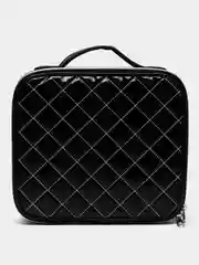 Черный профессиональный кейс визажиста Calmi Diamond Black (размер 25*10*23 см)